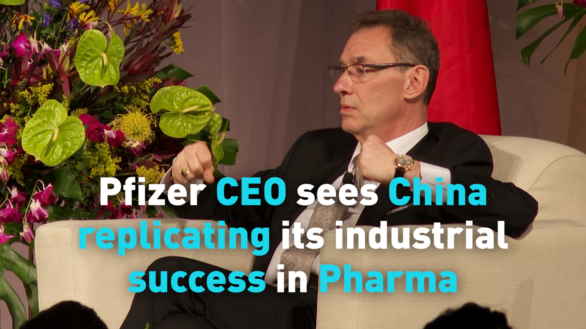 Pfizer CEO sees China replicating its industrial success in Pharma