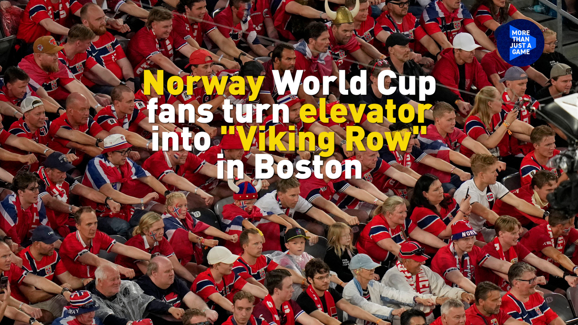 Norway World Cup fans turn elevator into 