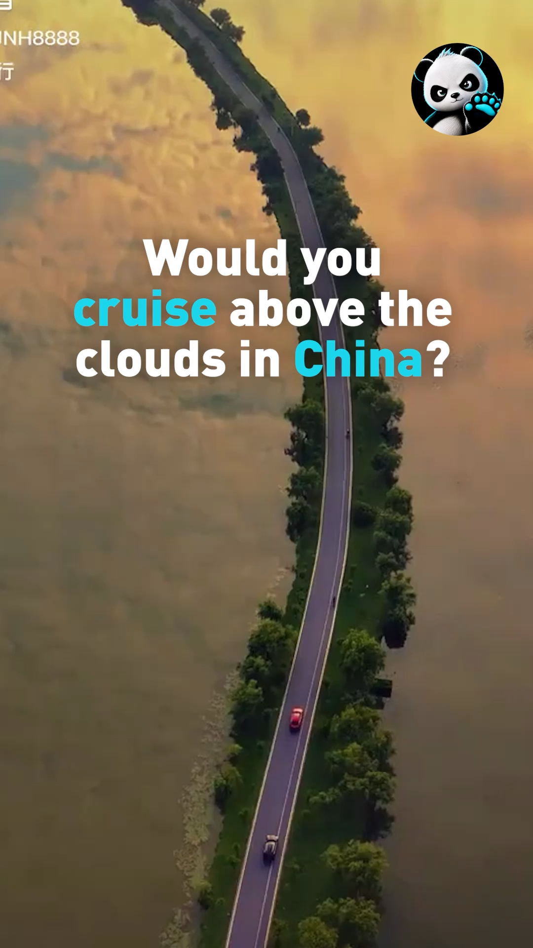 Would you cruise above the clouds in China?