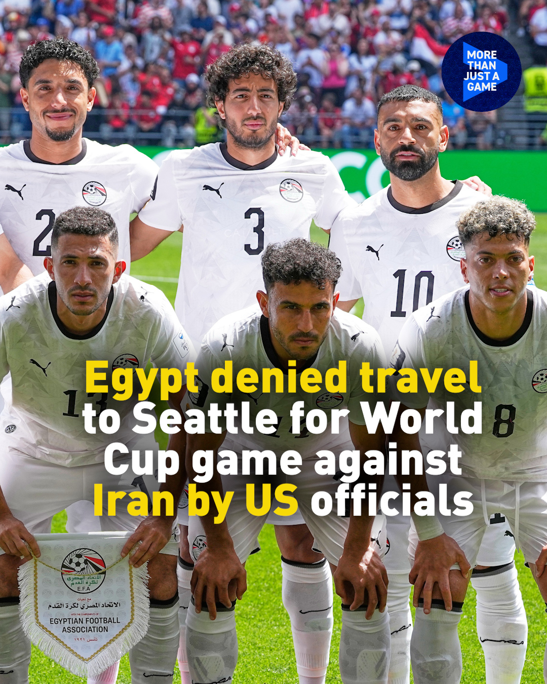 Egypt national team denied travel for World Cup game by US officials