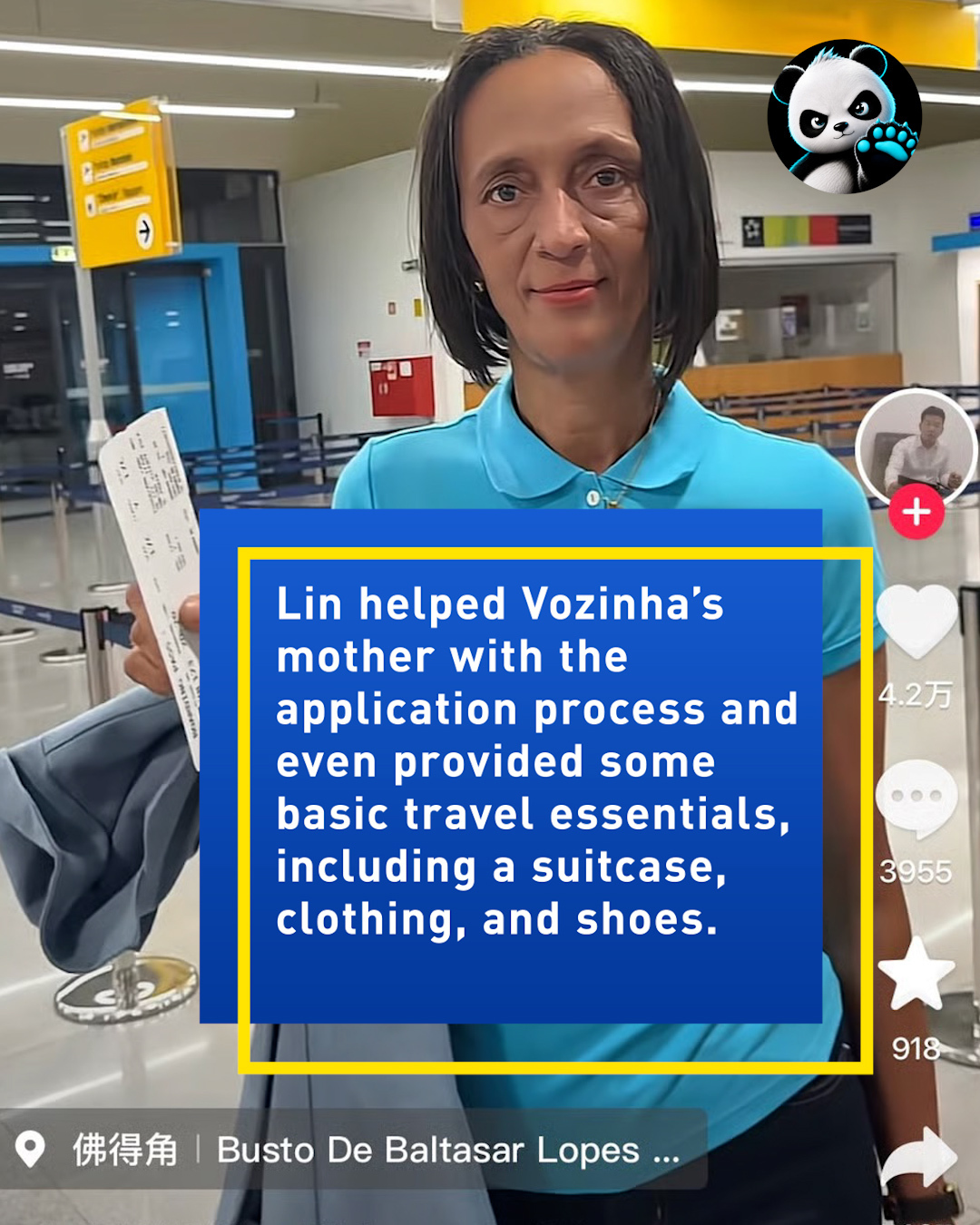 How a Chinese businessman helped Vozinha's mother reach the US