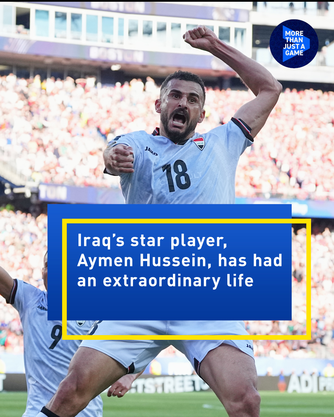 Meet Iraq's World Cup star, Aymen Hussein