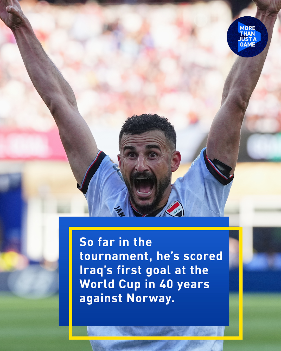 Meet Iraq's World Cup star, Aymen Hussein