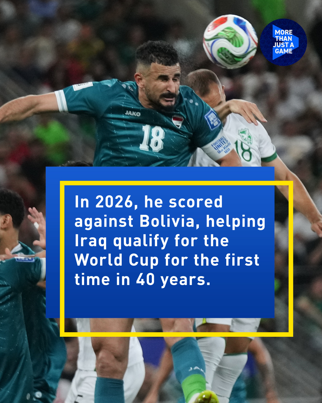 Meet Iraq's World Cup star, Aymen Hussein