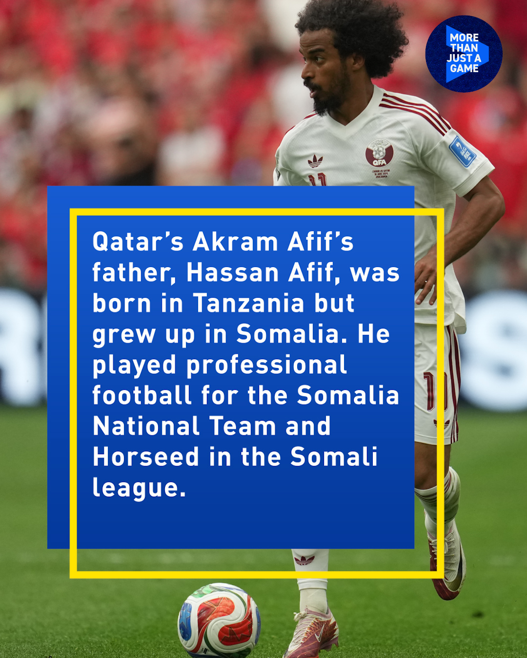 Somalia has representation at the World Cup 