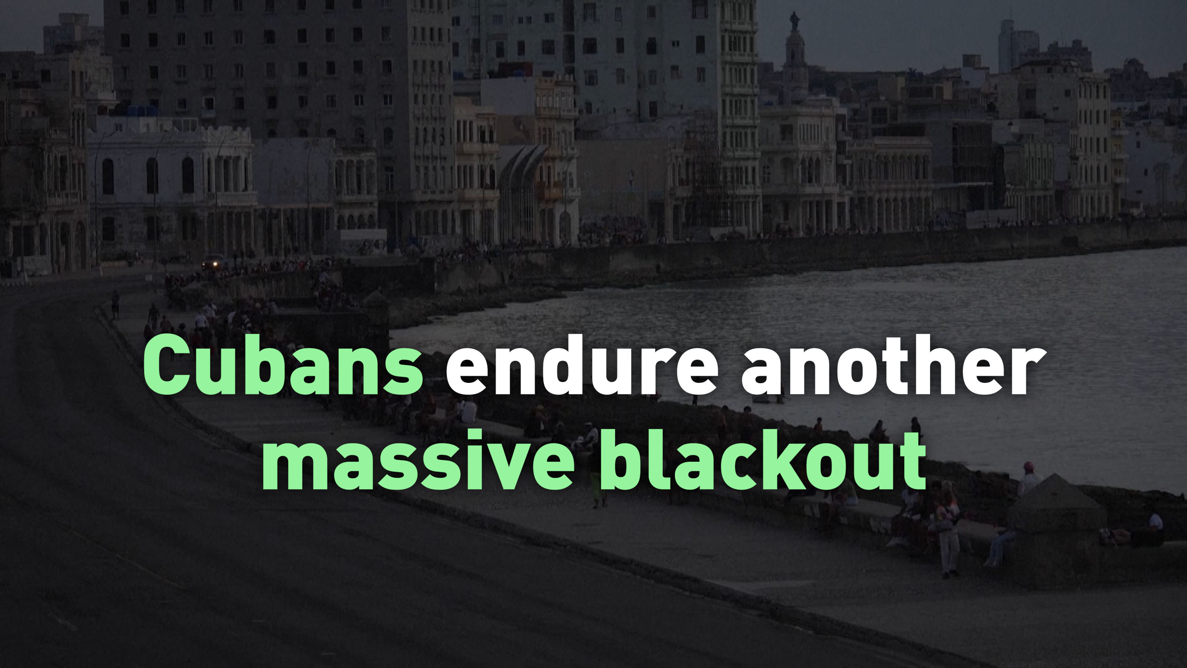 Cubans endure another massive blackout