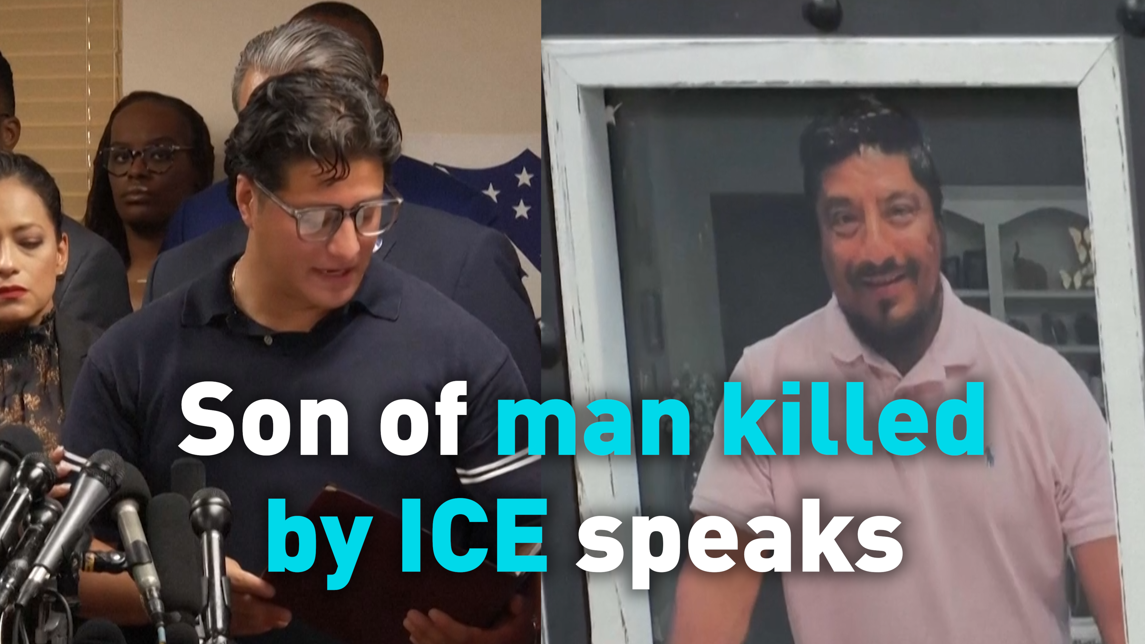 Son of man killed by ICE demands independent investigation