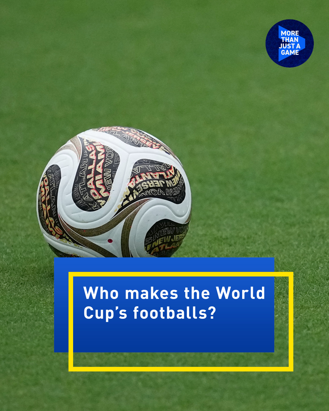 Who makes the World Cup footballs?