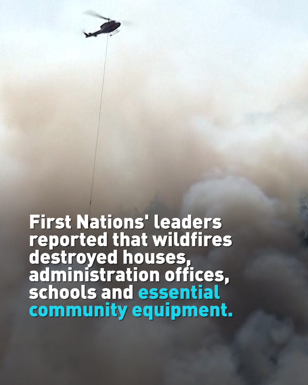 Canada's First Nation communities say they didn't get wildfire alerts
