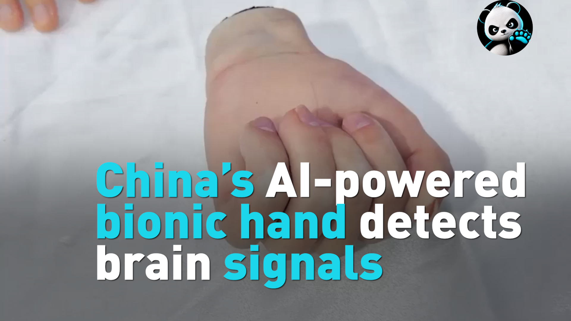 China's AI-powered bionic hand detects brain signals 