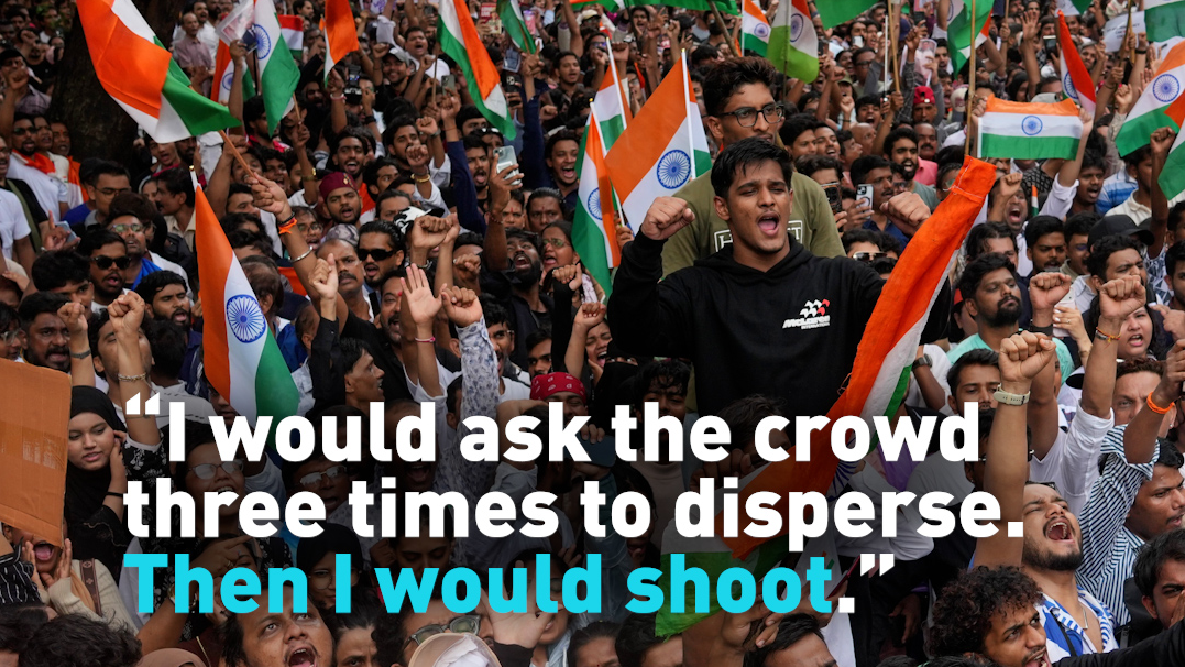 Right-wing poltical commentator's comments draw backlash in India