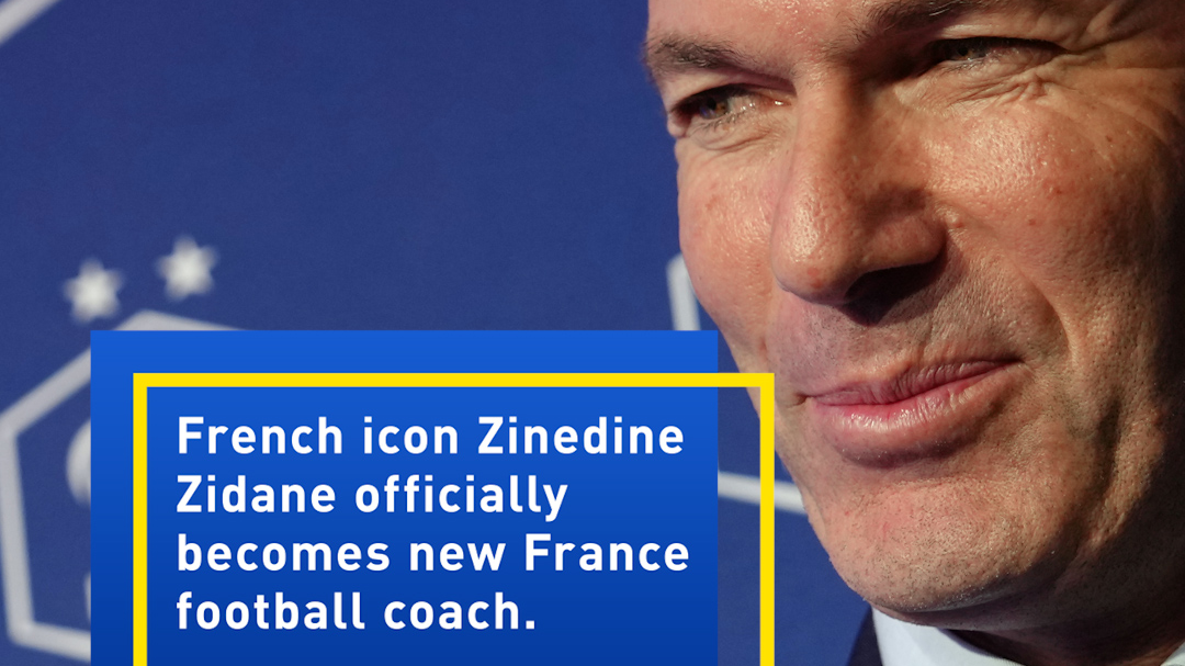 Zinedine Zidane officially becomes new France football coach