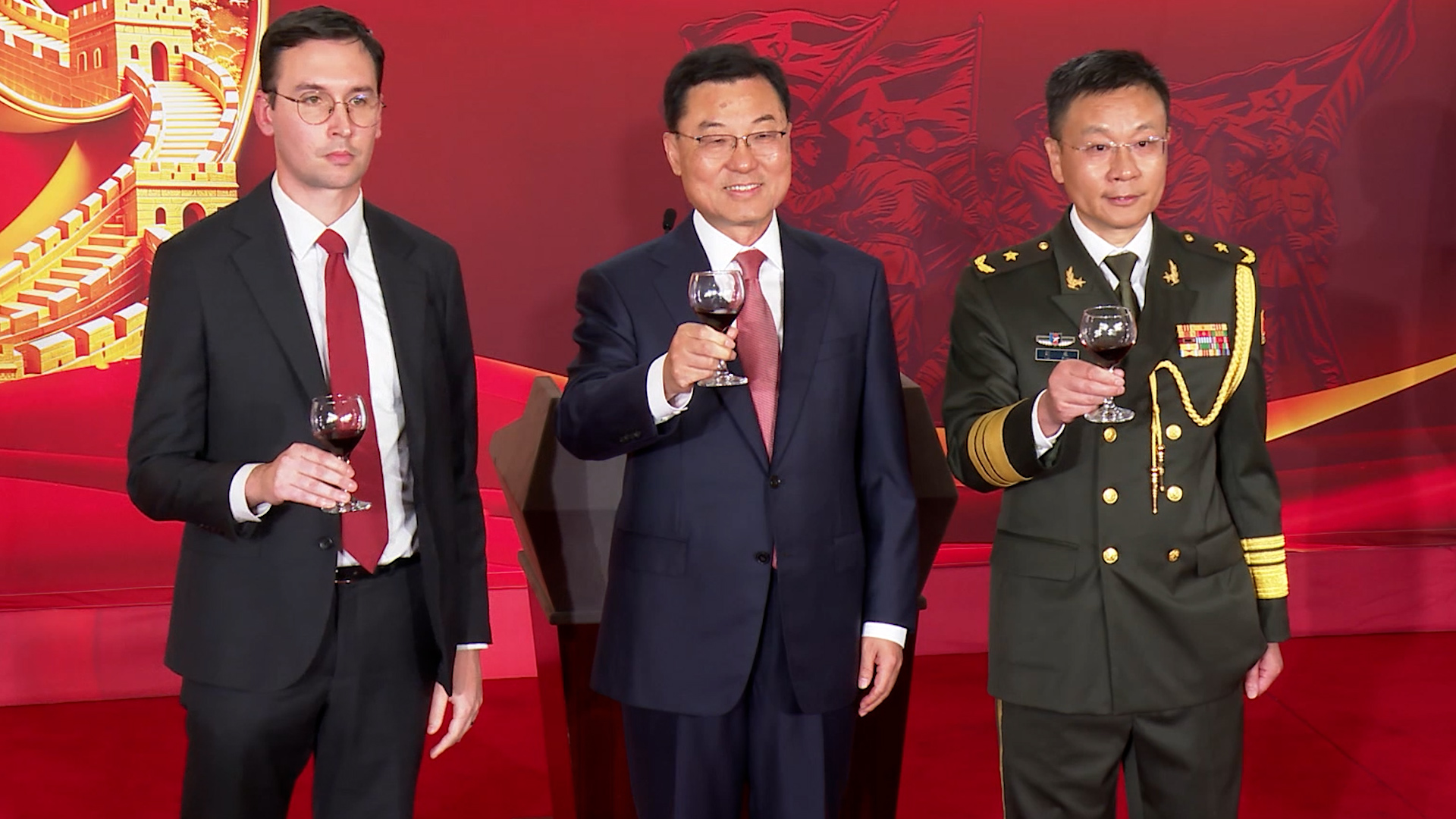 International officials celebrate 99th anniversary of PLA founding 