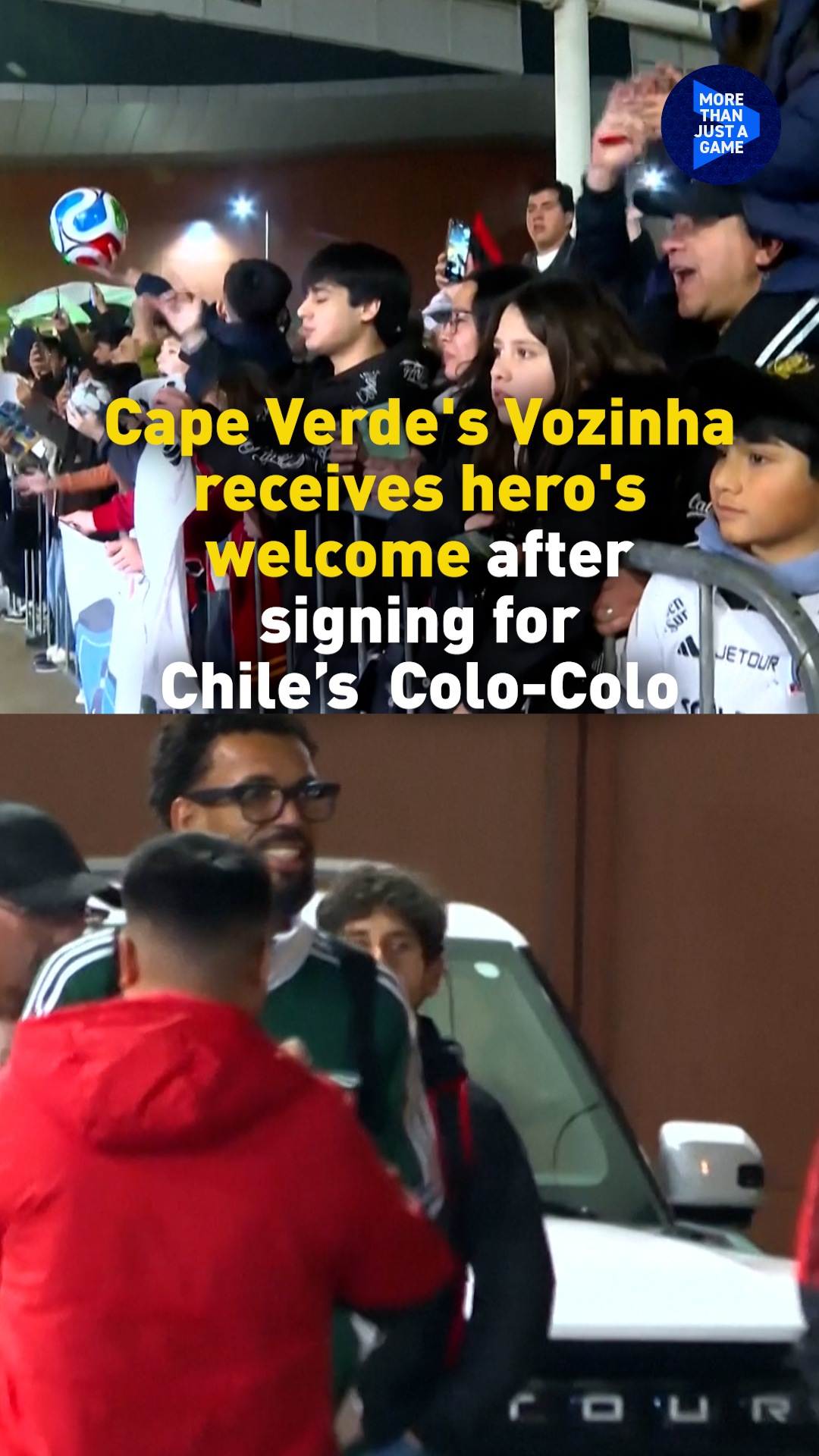 Cape Verde's Vozinha receives hero's welcome in Chile