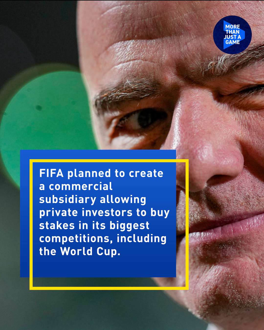 FIFA has abandoned its private investment plan after global backlash 