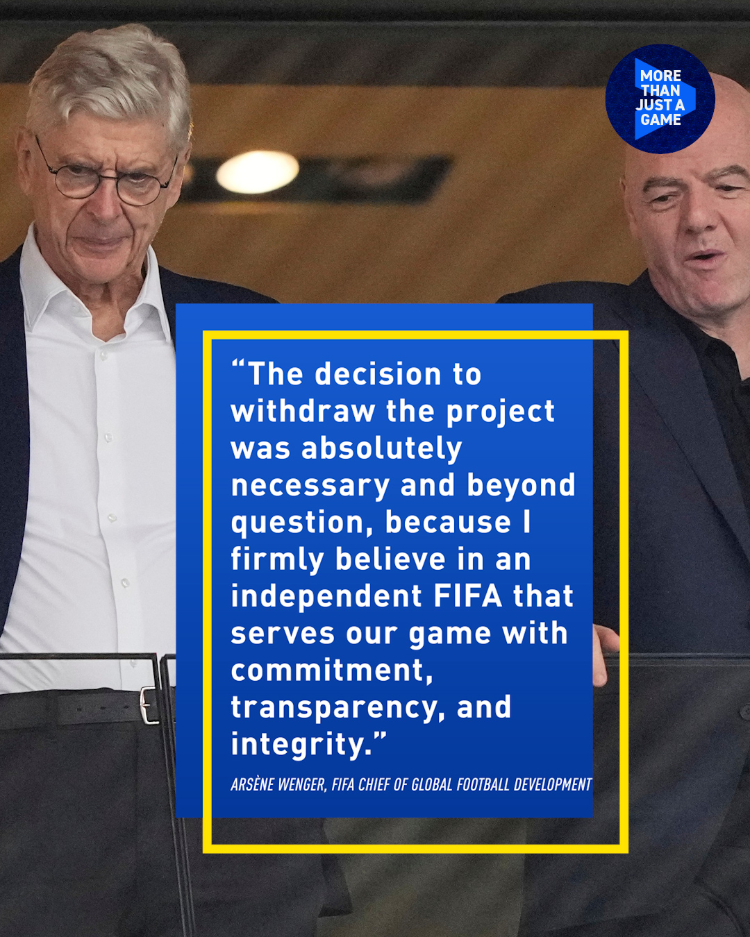 FIFA has abandoned its private investment plan after global backlash 