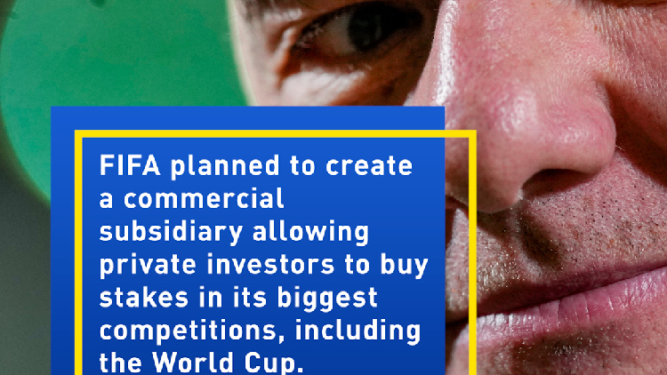 FIFA has abandoned its private investment plan after global backlash