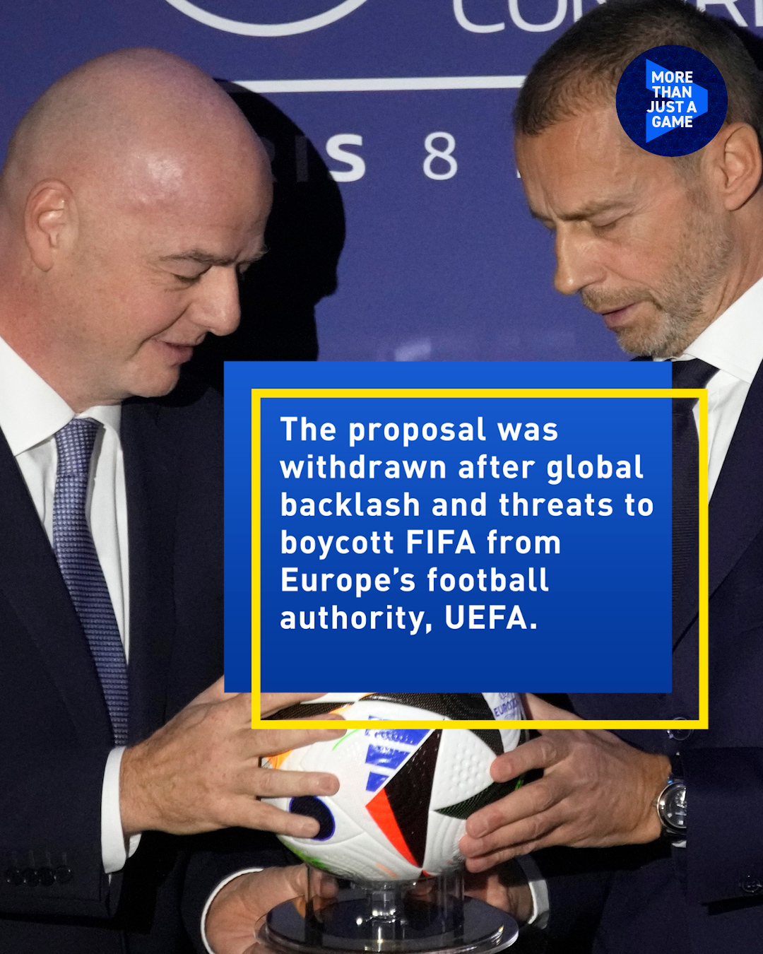 FIFA has abandoned its private investment plan after global backlash 