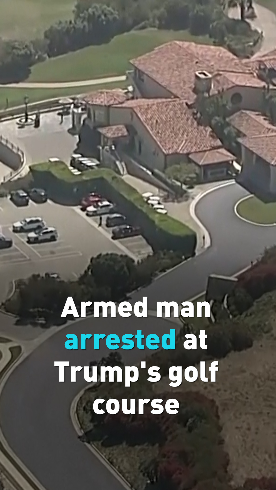 Armed man arrest at Trump's LA golf course