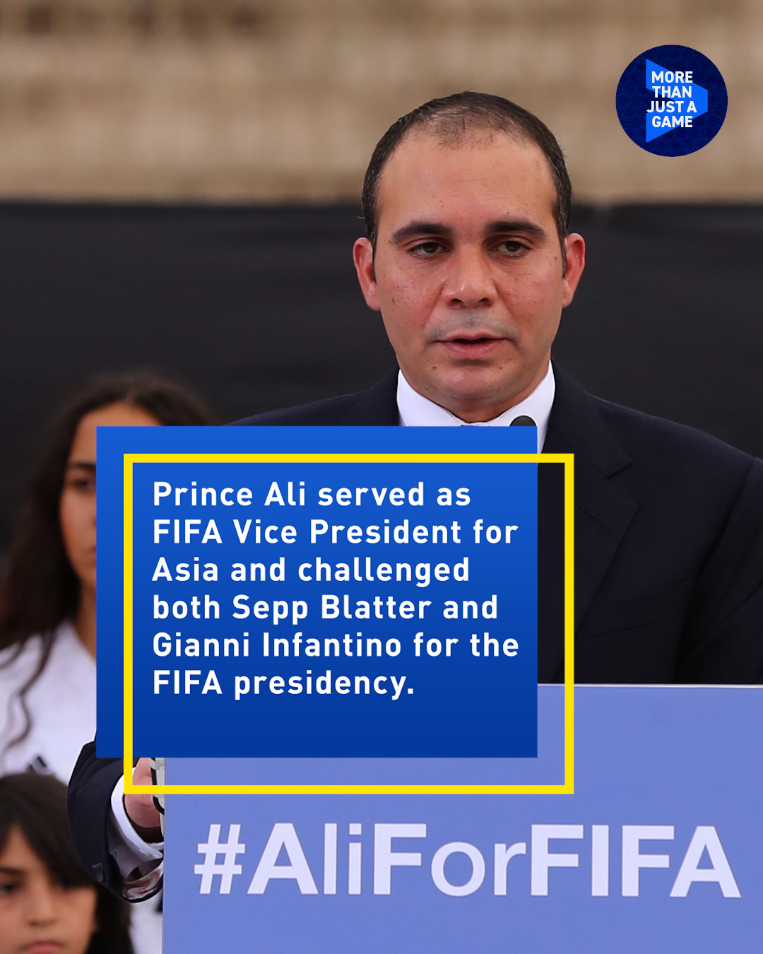 Jordan's Prince Ali says 