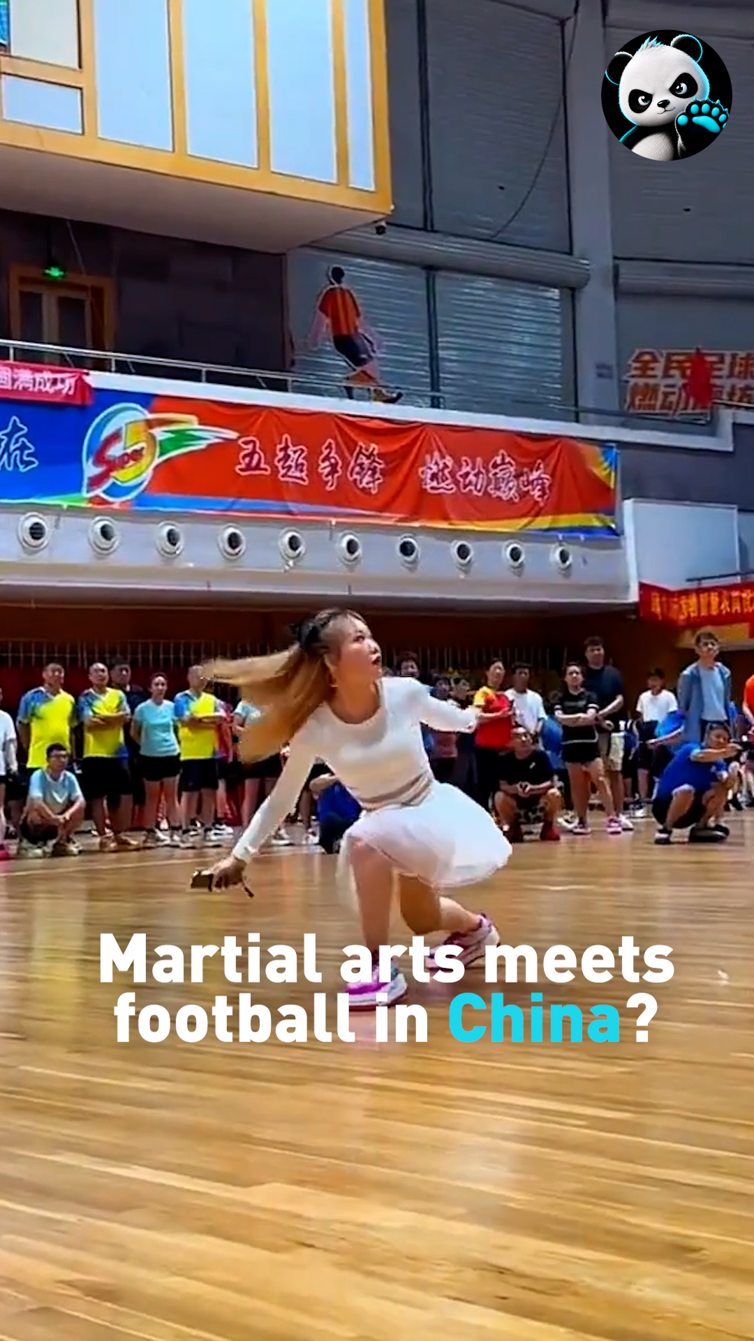 Martial arts meets football in China 