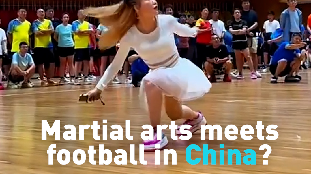 Martial arts meets football in China 