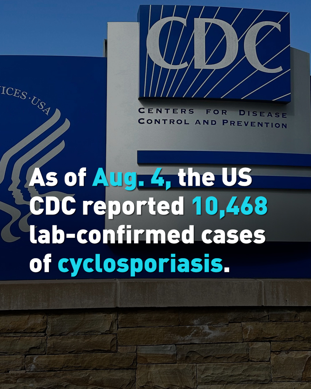 Cyclosporiasis outbreak latest 