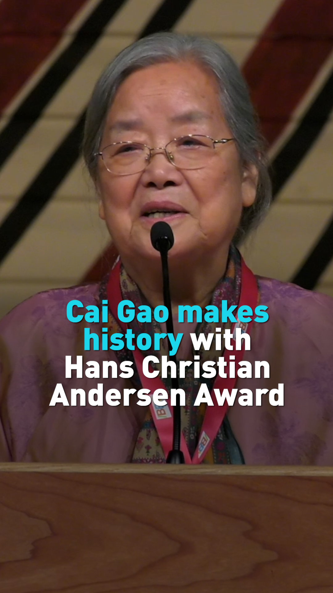 Cai Gao makes history with Hans Christian Andersen Award