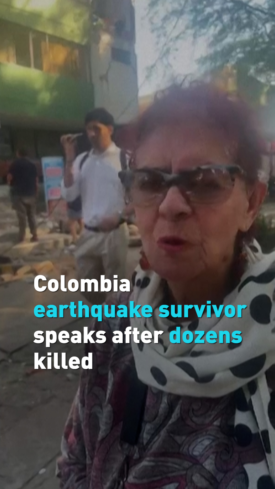 Colombia earthquake survivor speaks after dozens killed 