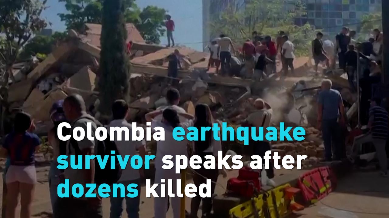 Colombia earthquake survivor speaks after dozens killed