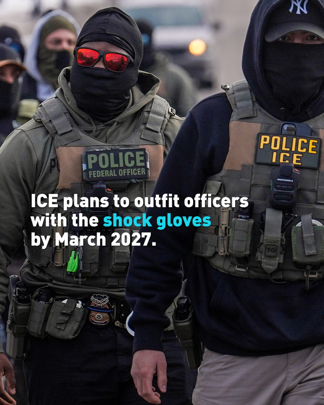 ICE to spend $20M on electro-shock gloves