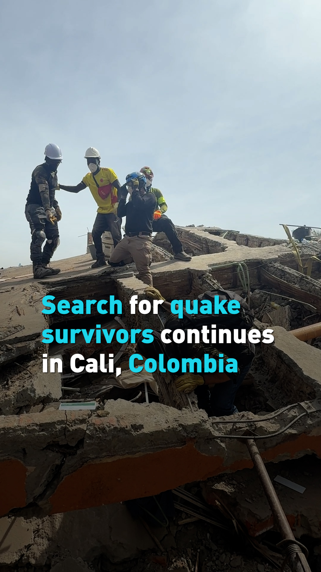 Search for quake survivors continues in Cali, Colombia