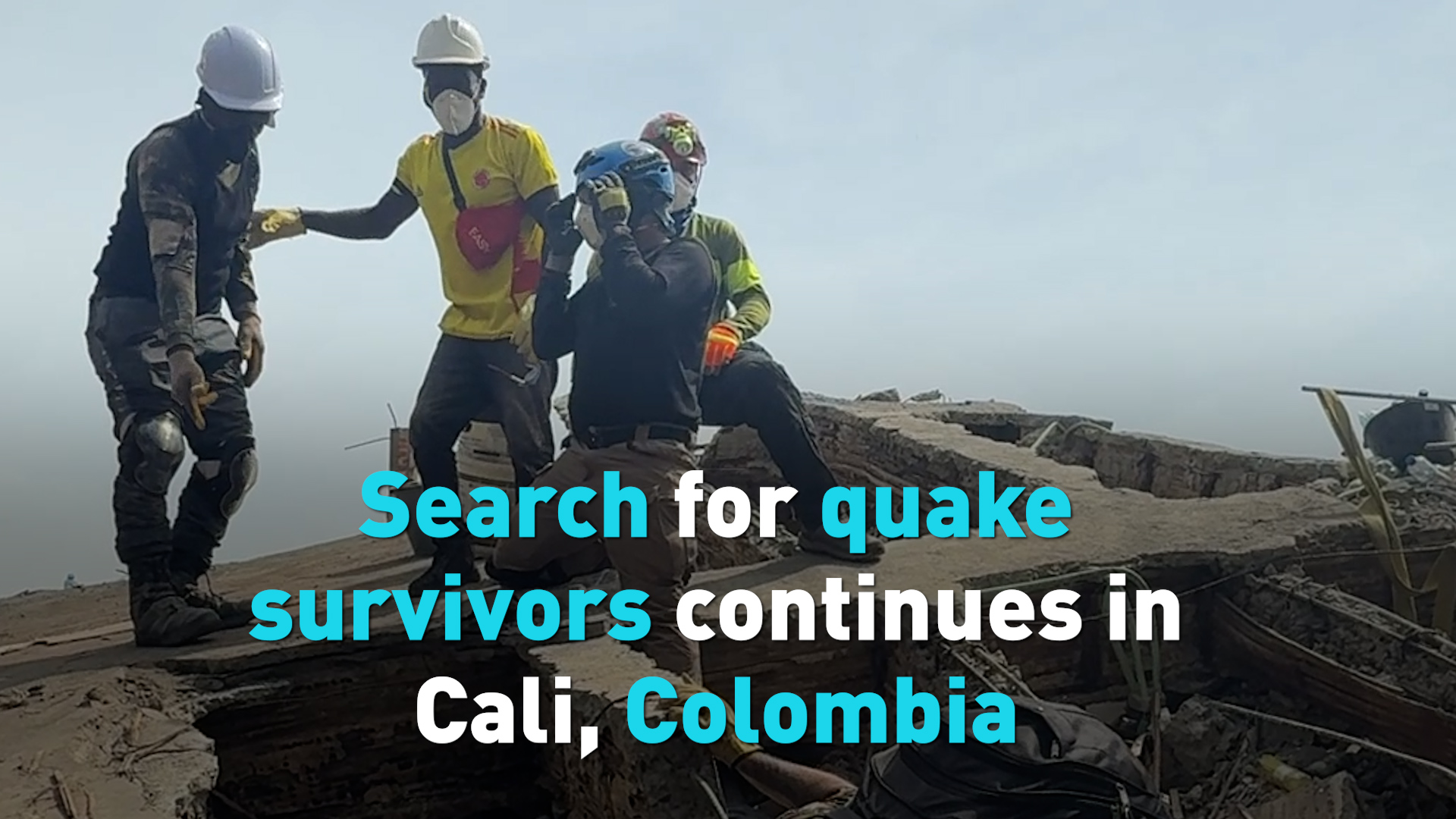 Search for quake survivors continues in Cali, Colombia