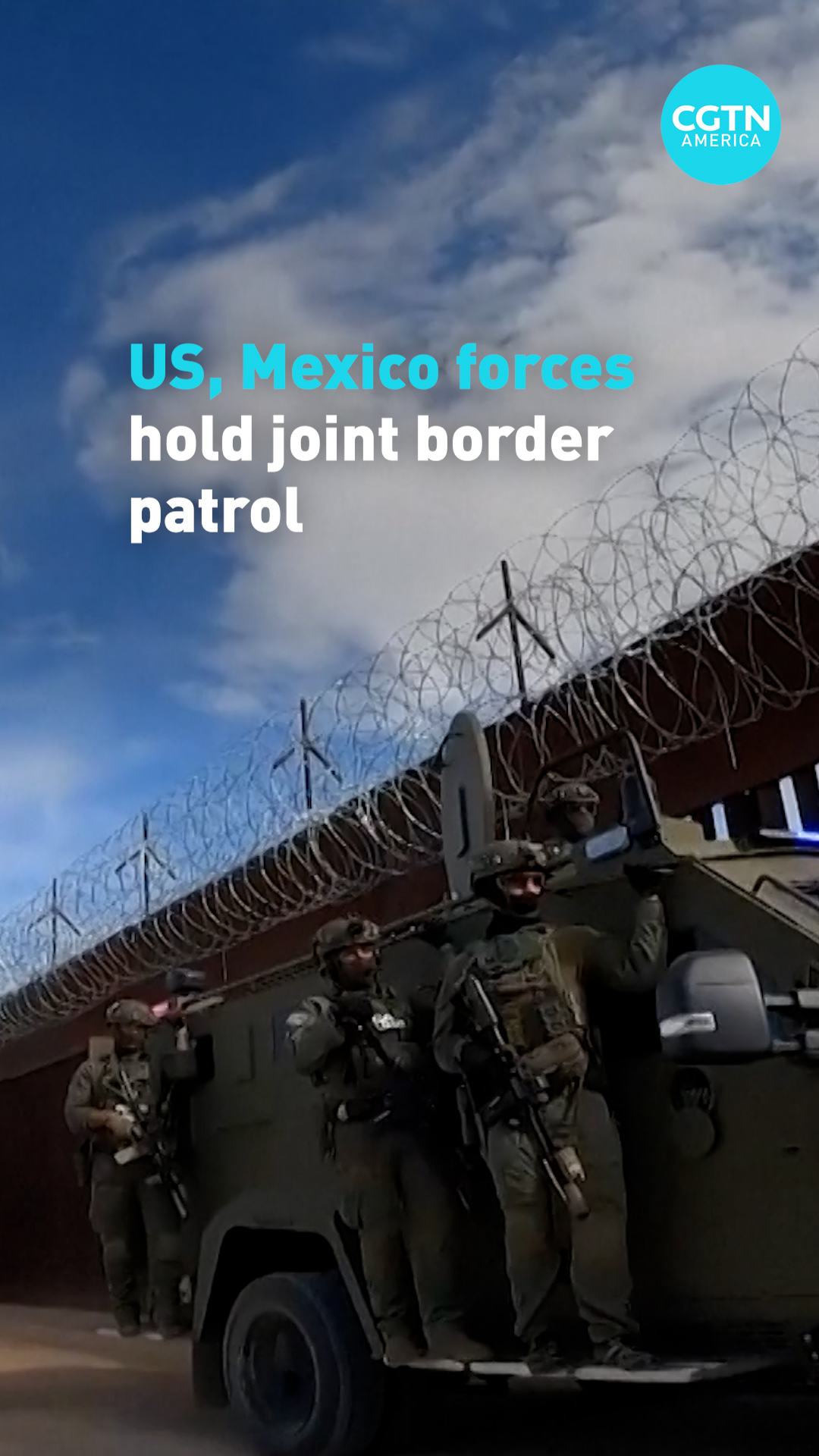 US, Mexico forces hold joint border patrol