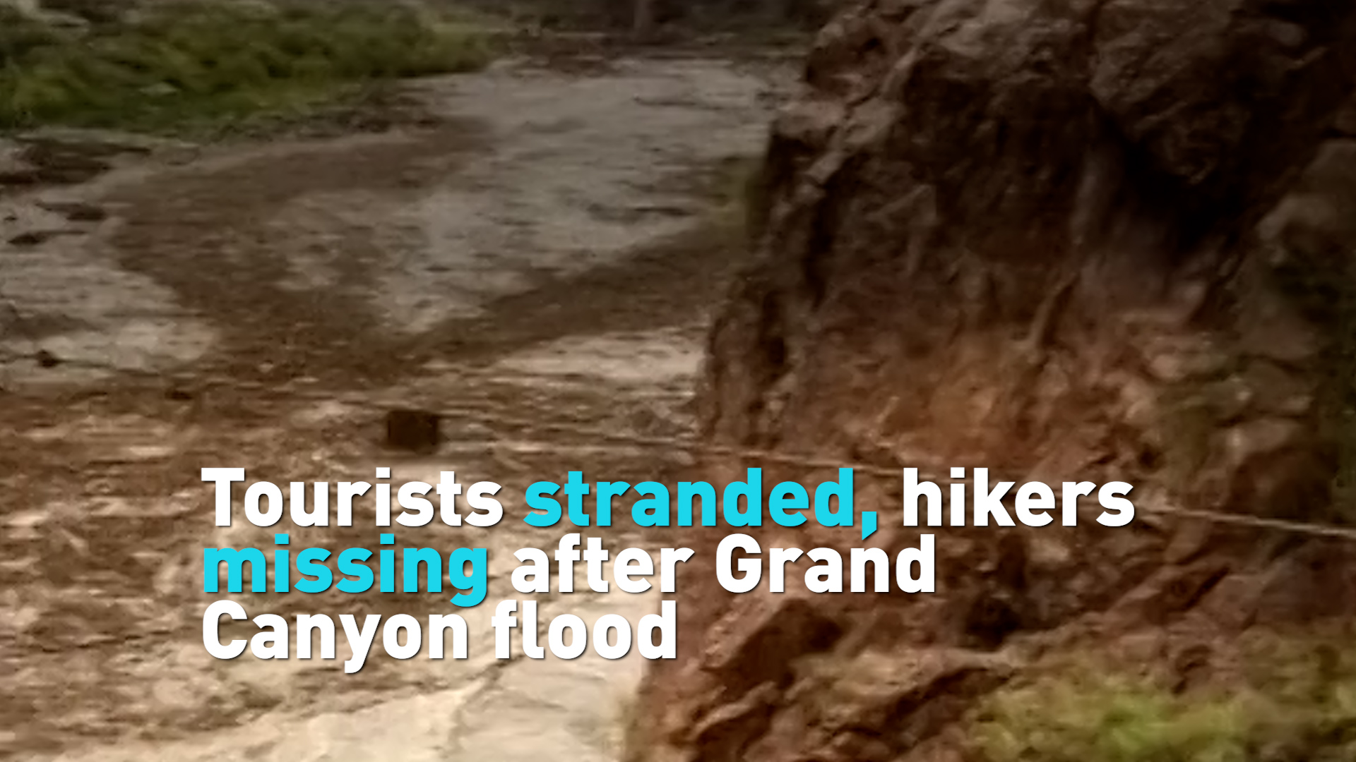 Tourists stranded, hikers missing after Grand Canyon flood