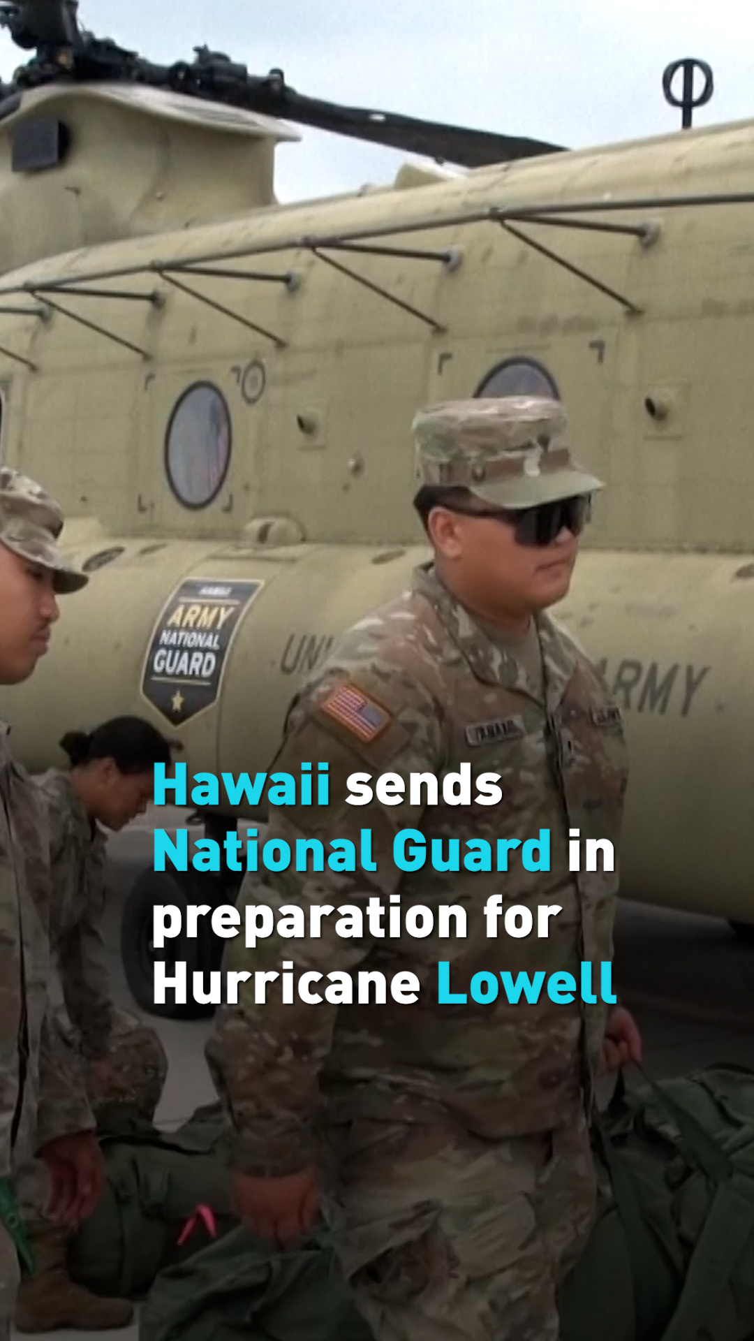 Hawaii sends National Guard in preparation for Hurricane Lowell 