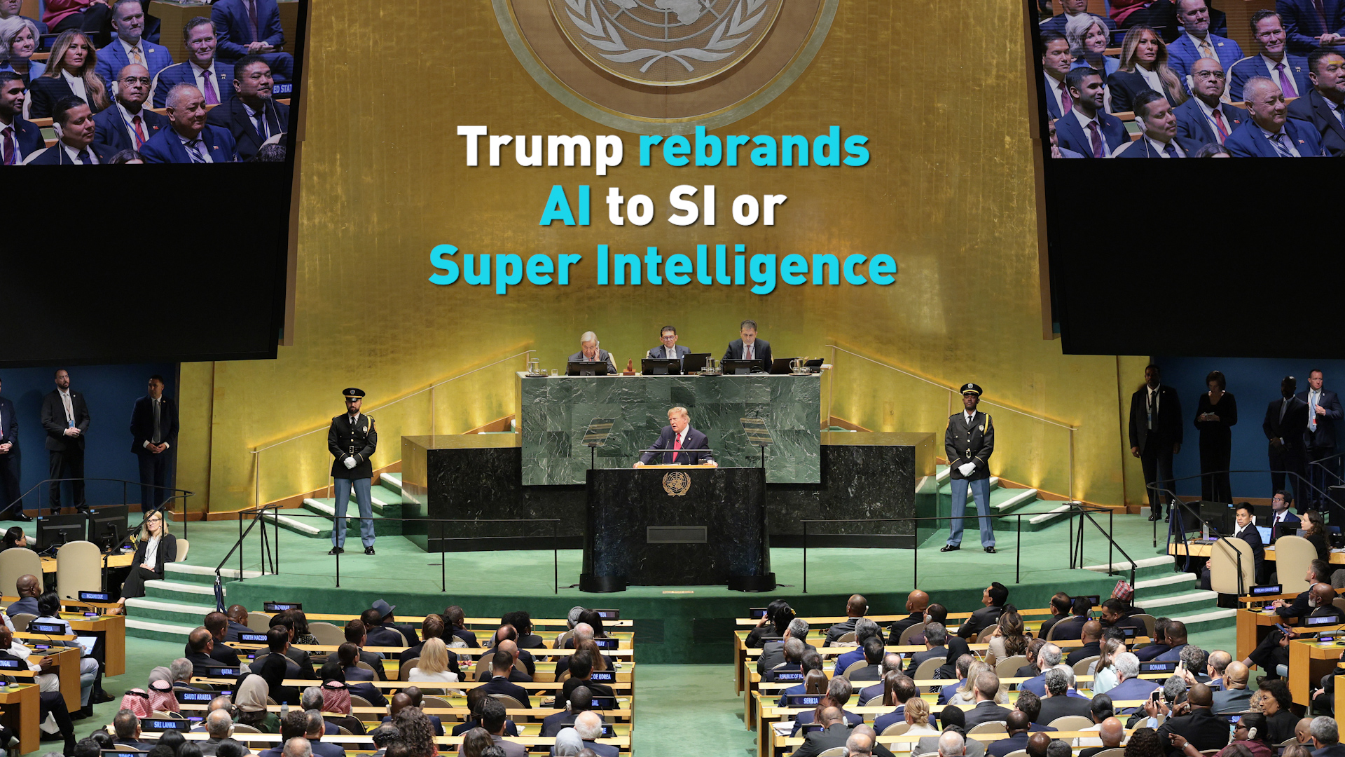 Trump rebrands AI to SI or Super Intelligence
