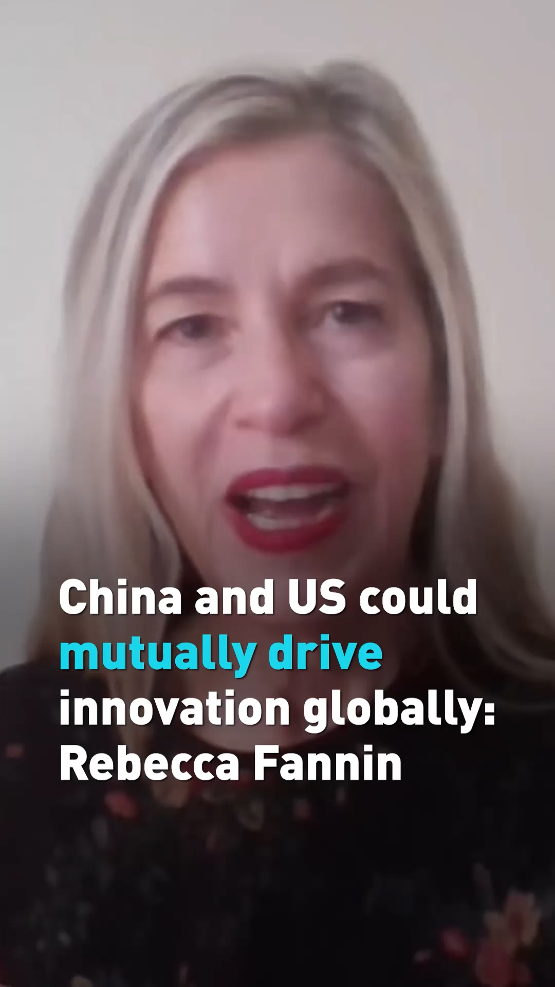 China and US could mutually drive innovation globally