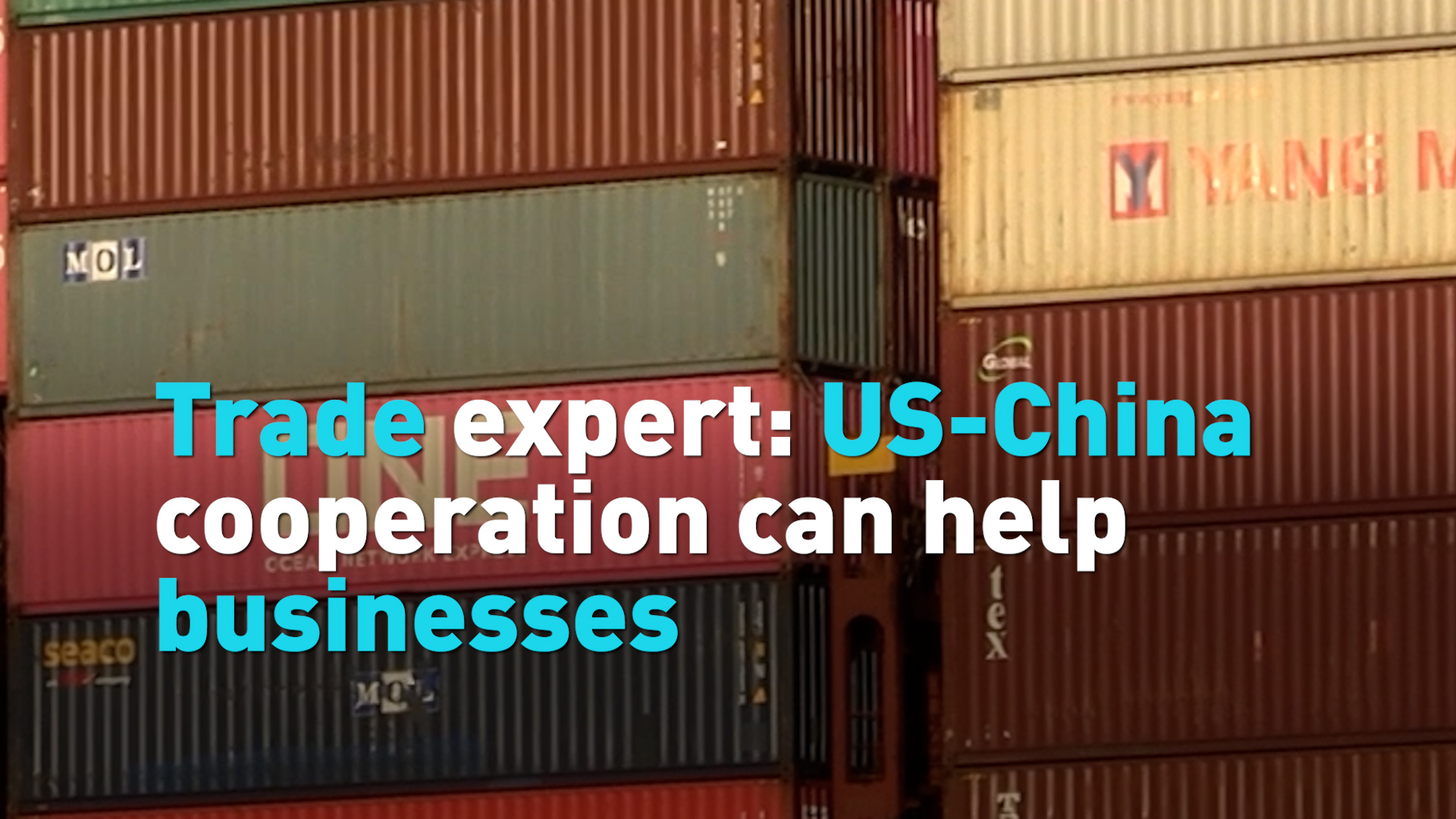 Trade expert: US-China cooperation can help businesses 