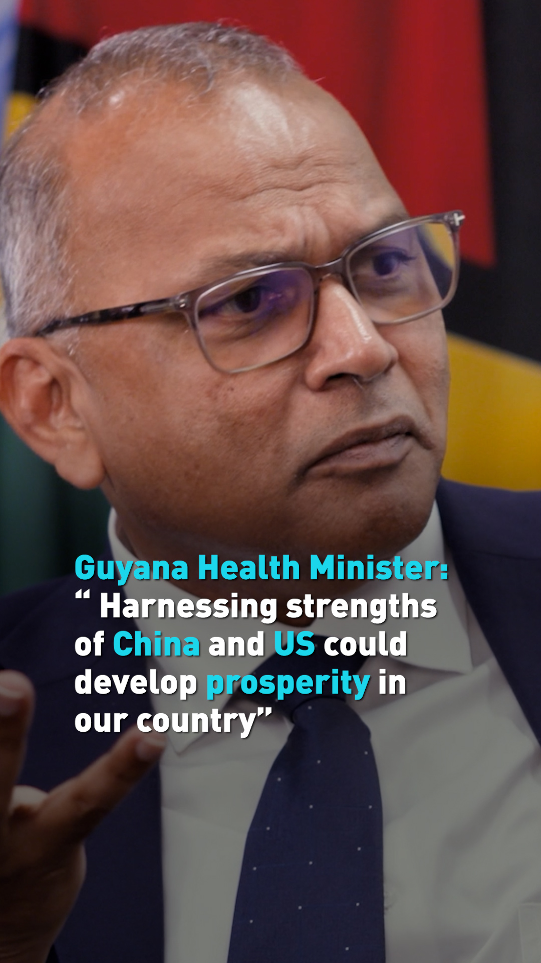 Guyana official: “Strengths of China and US could be prosperous