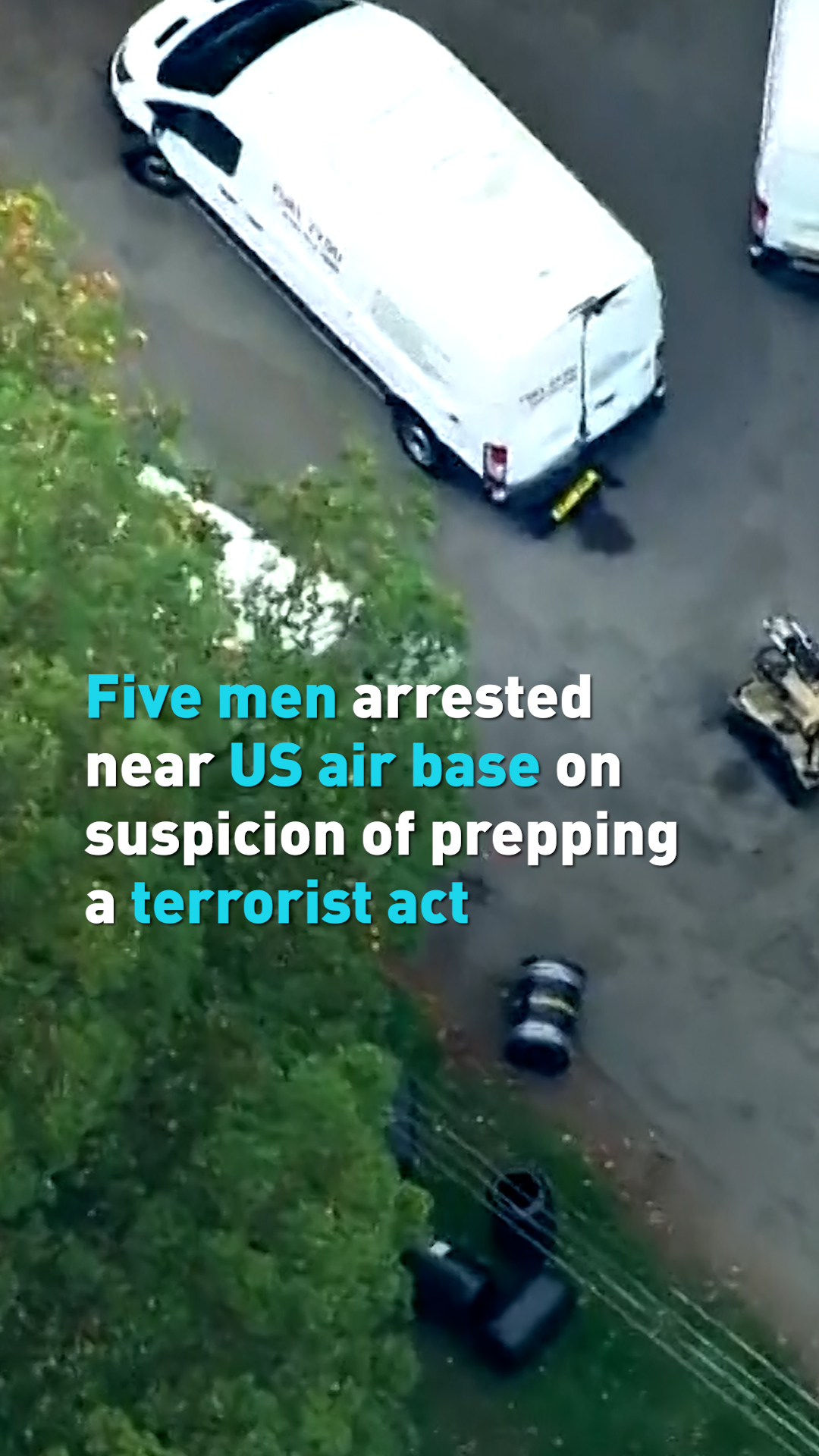5 arrested near US air base on suspicion of prepping a terrorist act 
