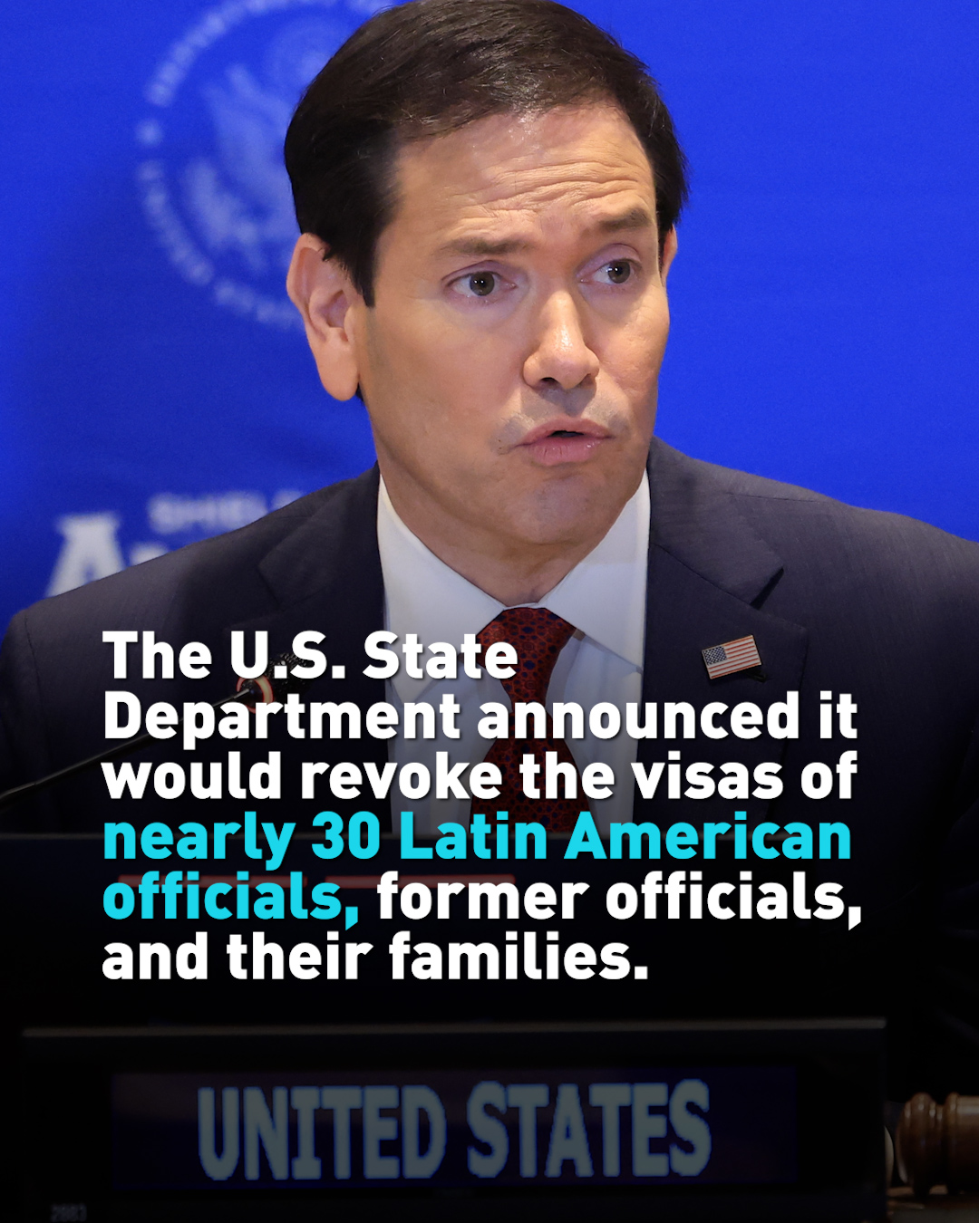 US revokes visas of Latin American officials over corruption accusations