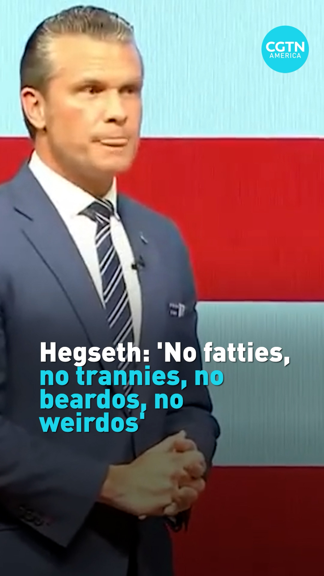 Hegseth: 'No fatties, no trannies, no beardos, no weirdos'