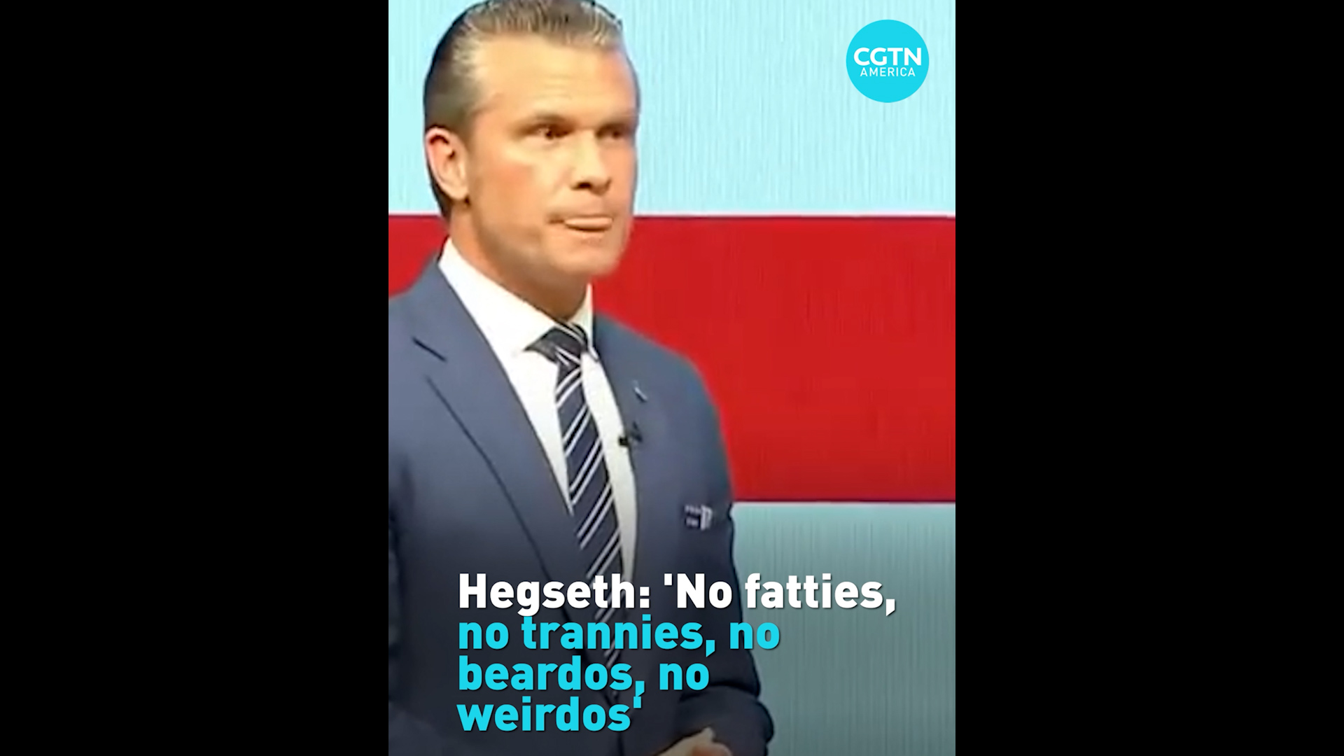 Hegseth: 'No fatties, no trannies, no beardos, no weirdos'
