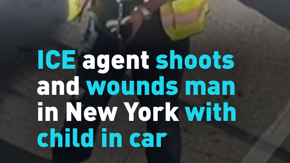 ICE agent shoots and wounds man in New York with child in car