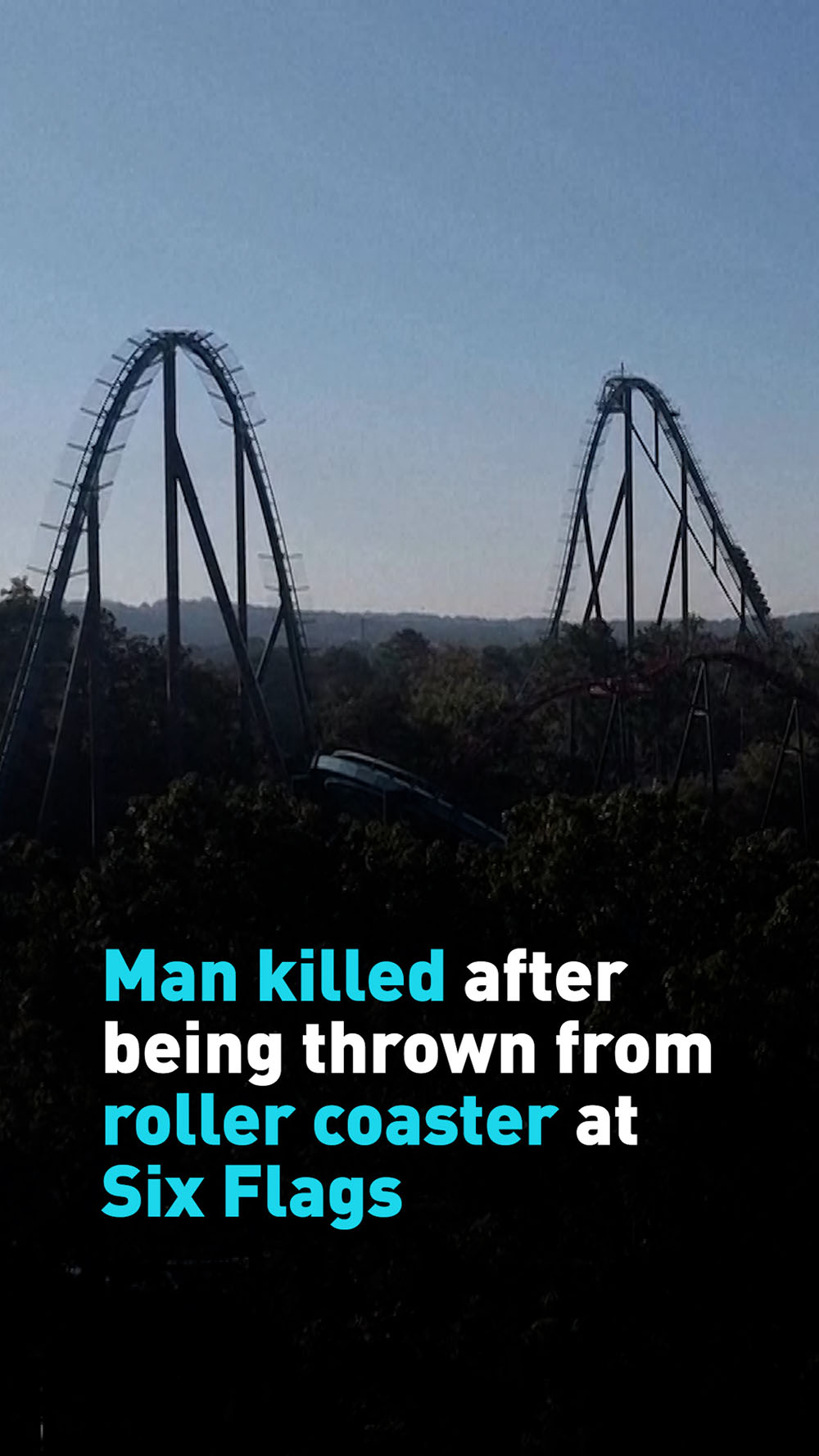 Man killed after being thrown from roller coaster at Six Flags