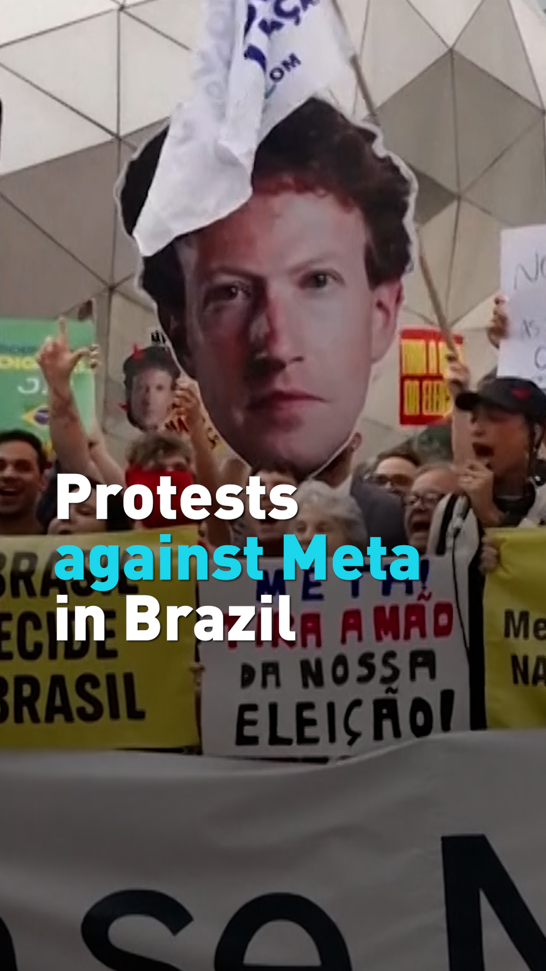 Brazilians protest Meta over alleged bias ahead of campaign