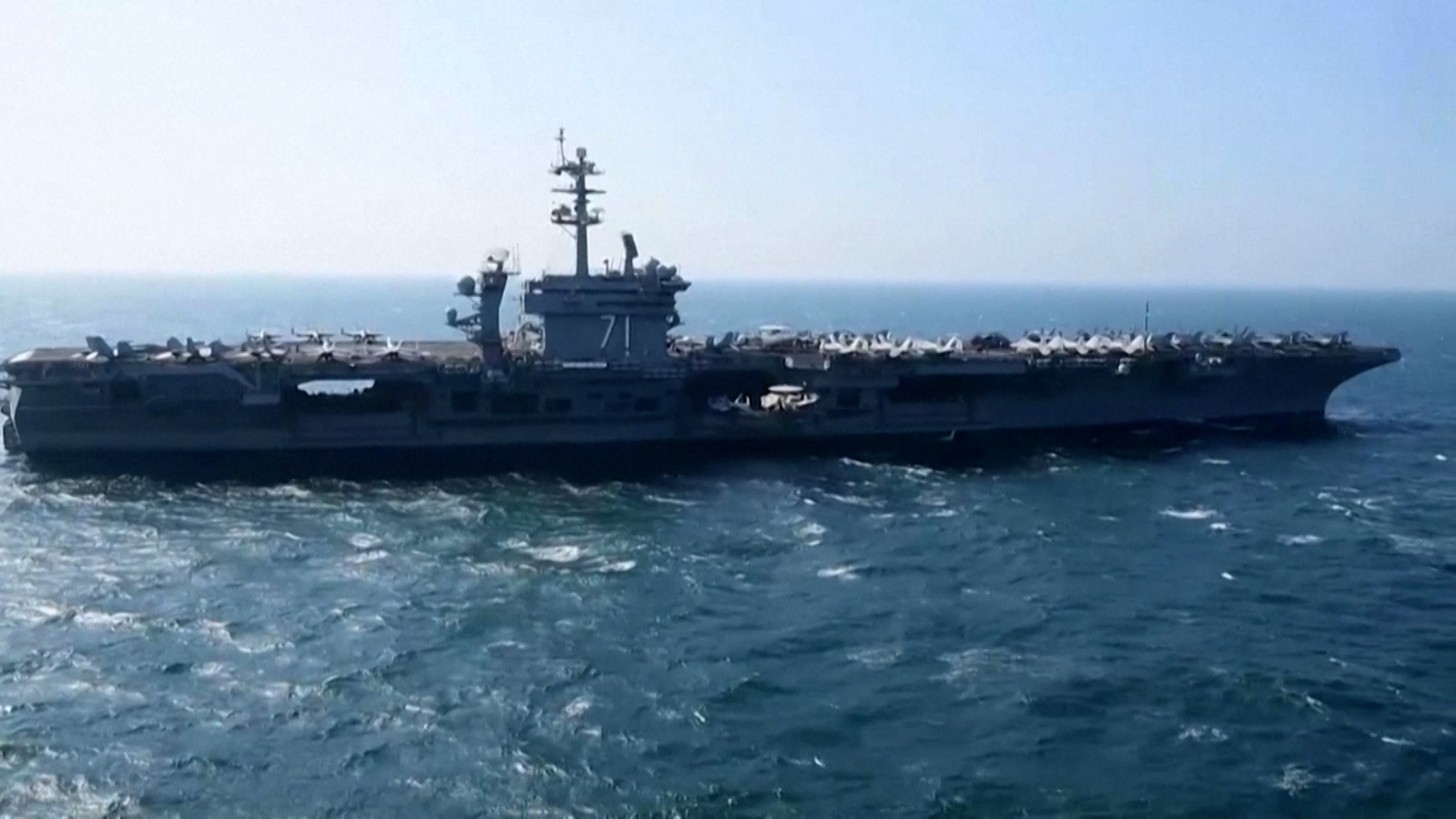 Third U.S. carrier, 10,000 troops, head to Middle East