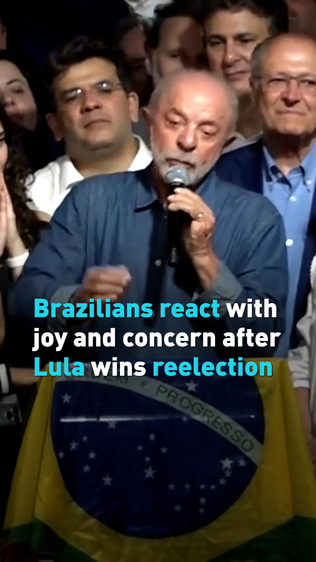 Brazilians react with joy and concern after Lula wins reelection
